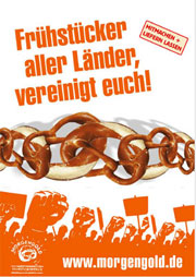 Plakatmotiv der Kampagne "Frühstücksrevolution"