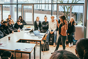 Beim Studieninfotag konnten sich Schülerinnen und Schüler wieder über das Studienangebot der HdM informieren