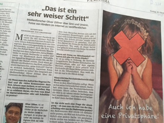 Warum man besser keine Fotos von Kindern im Internet verbreiten sollte, kommentierte Oliver Zöllner am 16.10.2015 im Interview mit der der Süddeutschen Zeitung (Foto: Oliver Zöllner) Warum man besser keine Fotos von Kindern im Internet verbreiten sollte, kommentierte Oliver Zöllner am 16.10.2015 im Interview mit der der Süddeutschen Zeitung (Foto: Oliver Zöllner)