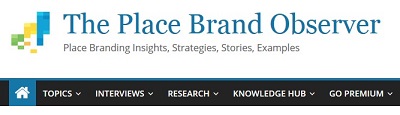 Das Online-Fachportal 'The Place Brand Observer'