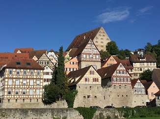 Auch das schöne Schwäbisch Hall ...