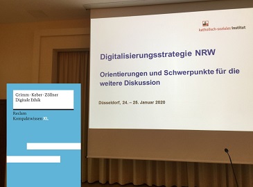 In seinem Impulsreferat betonte Oliver Zöllner die strategische Rolle der Digitalen Ethik in der weiteren Gestaltung der Gesellschaft (Foto/Collage: Oliver Zöllner).